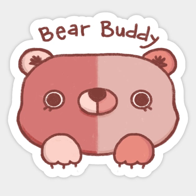 Cute bear Sticker by moonlitdoodl